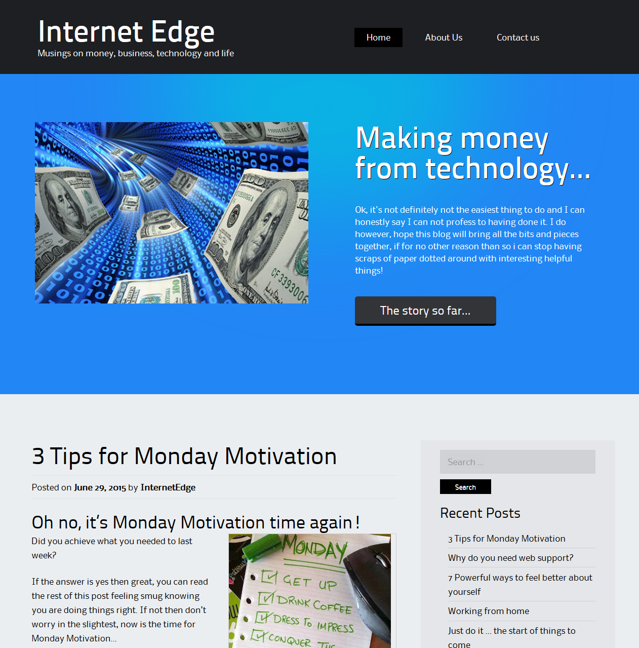 Internet Edge blogging or rambling?
